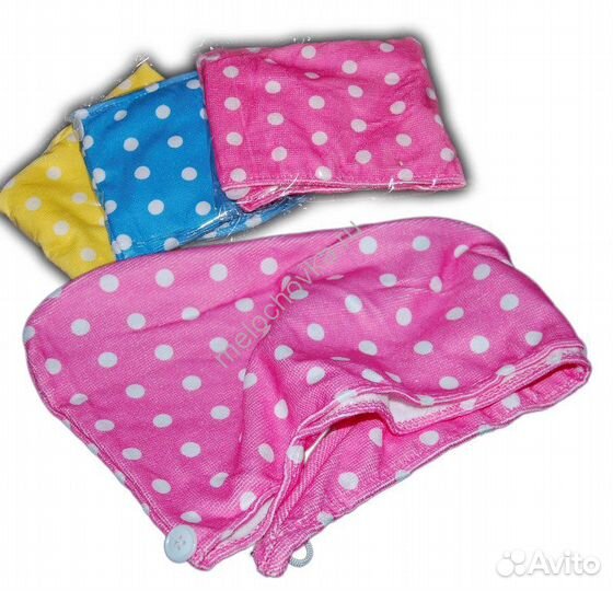 Новый тюрбан для сушки волос в баню, на пляж