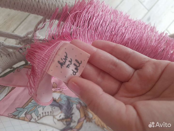 Шелковый шарф Kiss me doll