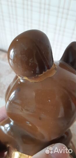 Олимпийский мишка фарфор СССР