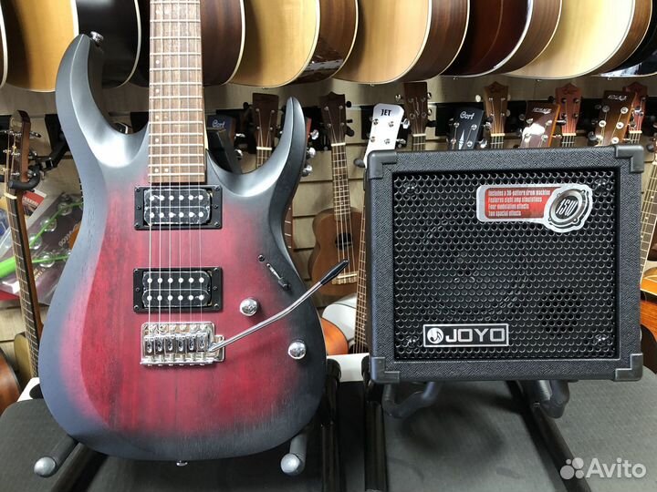 Электрогитара Cort X100 + комбо Joyo DC-15, компле