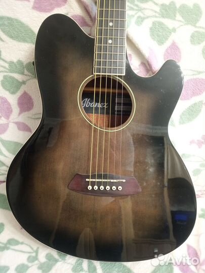 Электроакустическая гитара ibanezTCY10E-BK