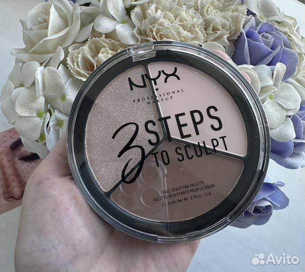 Палетка для контуринга лица NYX новая