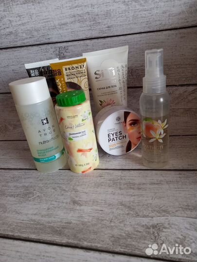 Набор косметики начатой