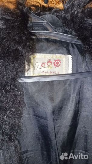 Шуба короткая из меха козлика