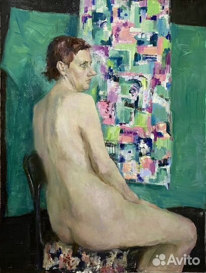 Картина маслом обнаженная