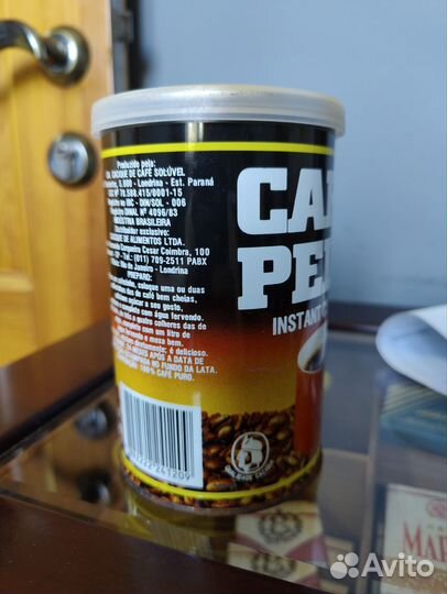 Новая банка Кофе cafe pele 1992 года