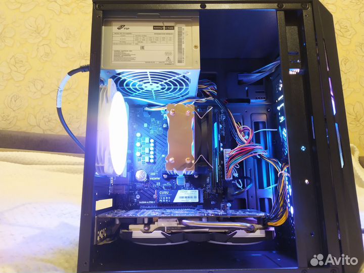 Игровой пк Ryzen 5 2600X RX 8gb GTX 1070 Ti