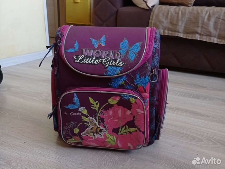 Ранец школьный для девочки grizzly