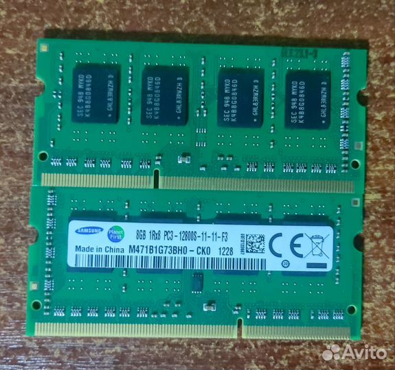 DDR3/DDR3L 8gb 1333/1600mhz для ноутбука/моноблока