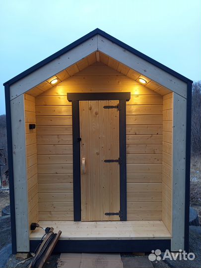 Баня мини каркасная