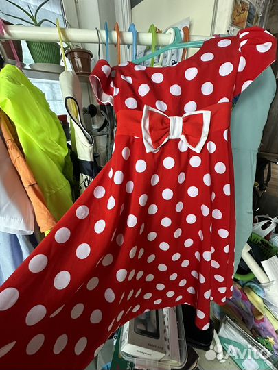 Платье в горошек для девочки