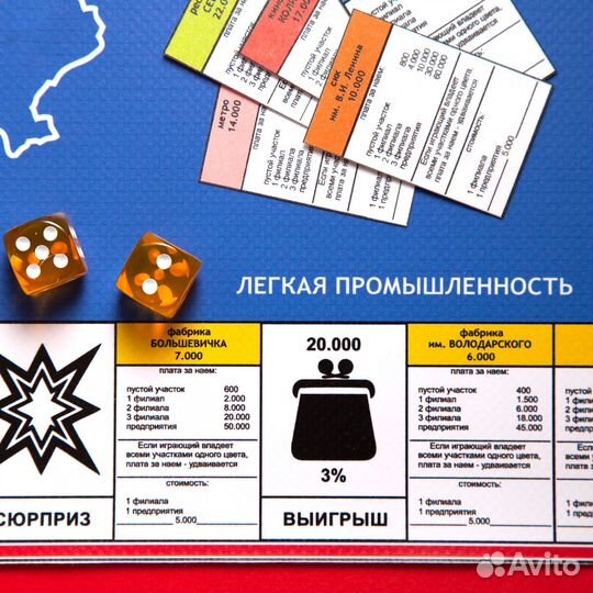 Настольная игра менеджер СССР детство