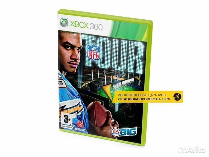 NFL Tour, б/у, множ.царап., английский (Xbox360)