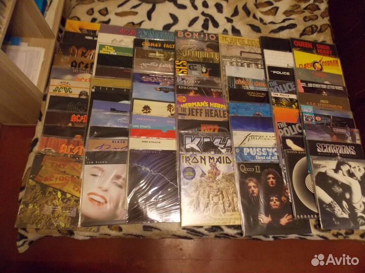 Виниловые пластинки, AC\DC, scorpions и др