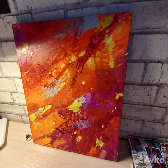 Картины флюид арт