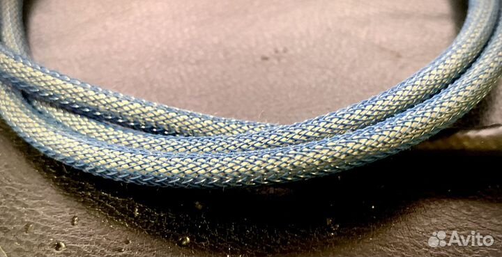 ASH Фонокабель RCA 1.2м серебро Япония новый