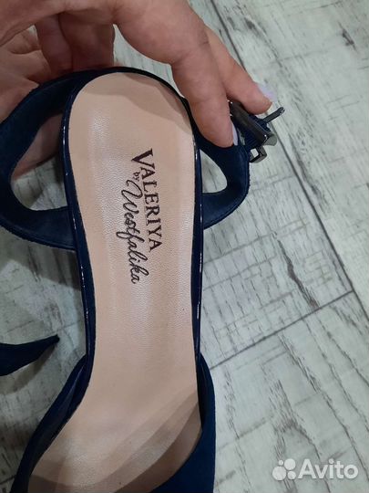 Босоножки женские 36 натуральная замша