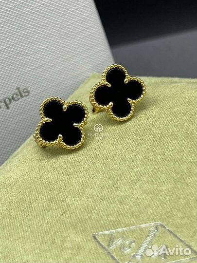 Золотые Серьги Van Cleef Arpels