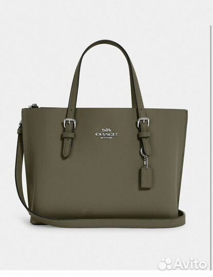 Сумка женская Coach Mollie tote 25, cargo green