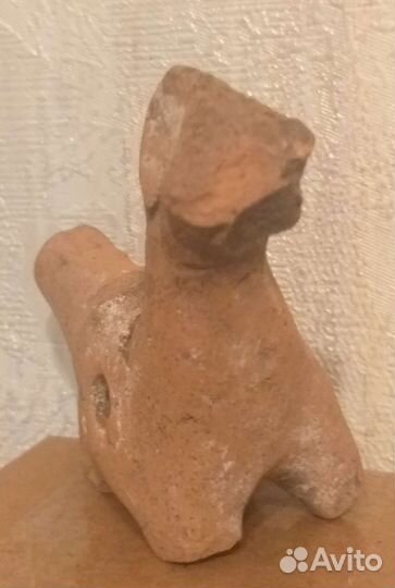 Старинная глиняная свистулька