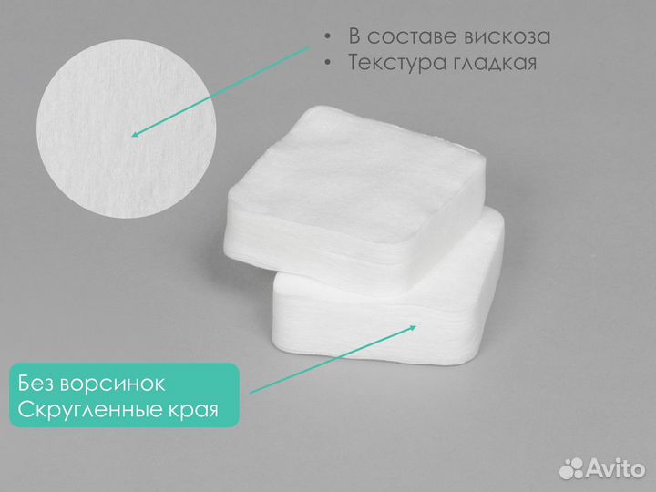 00-554 одноразовые салфетки 7х7 100шт спанлейс