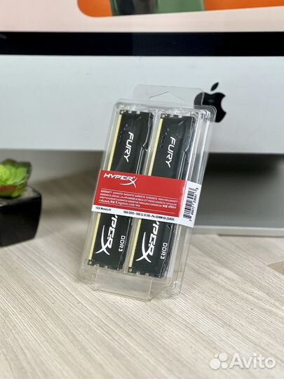 Новая 16GB HyperX Fury / DDR3, 1600Mhz, 2x8GB