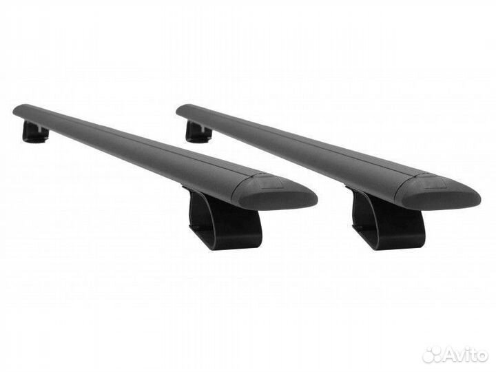 Багажник рено Дастер21-дуга аэро-крыло опоры черн