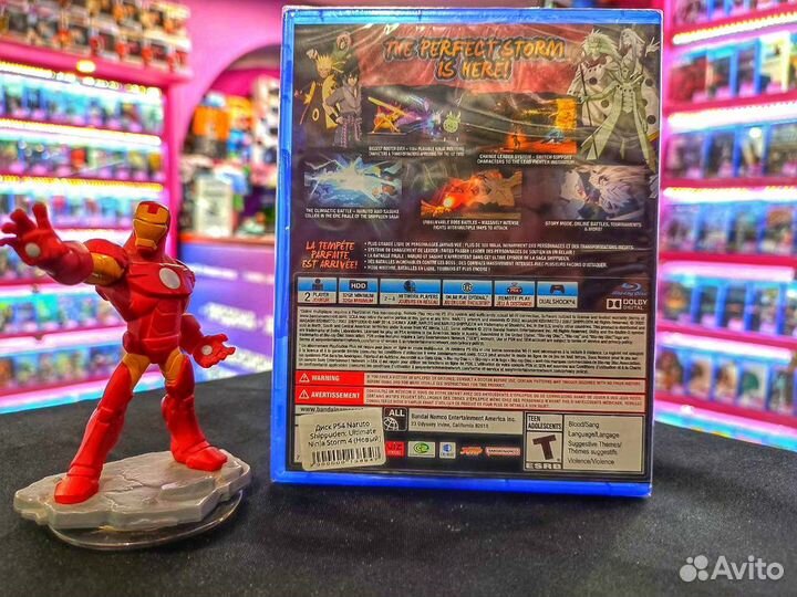 Диск PS4 Naruto Ultimate Ninja Storm 4 (Новый)