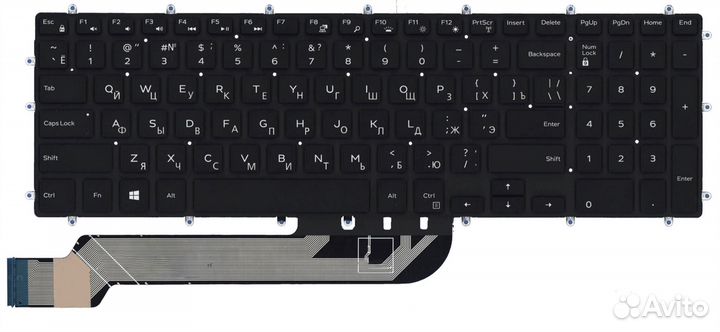 Клавиатура dell Inspiron 5570, 5570-5317 OEM