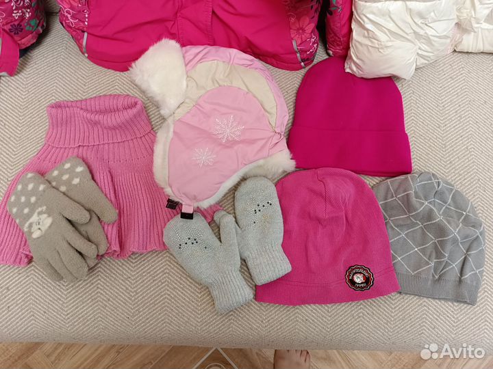 Зимние куртки пакетом на девочку 134