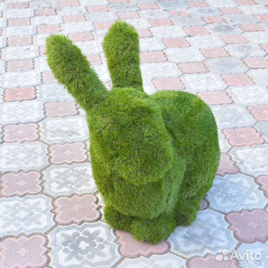 Топиарий Кролик Фигура из искусственной травы