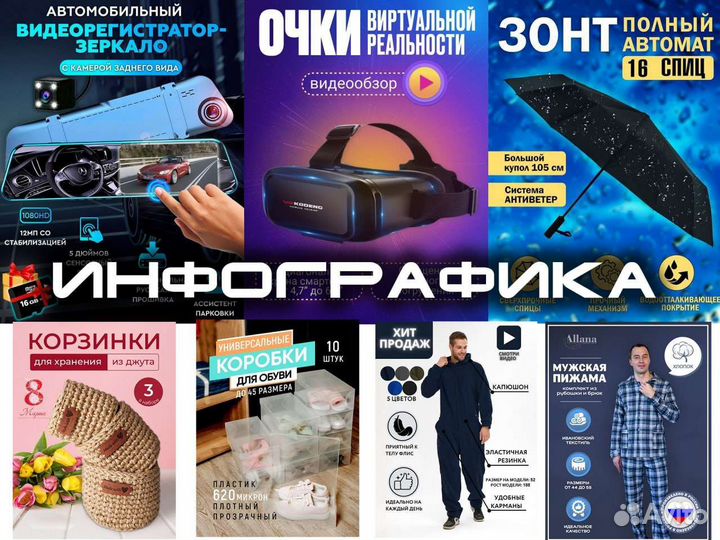 Предметная съемка для маркетплейсов WB / Ozon О