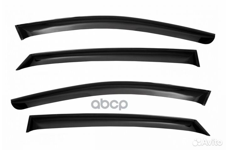 Дефлектор окон (накладной скотч 3М) 4 шт., Cher