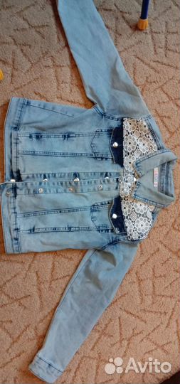 Джинсовка на девочку размер 134