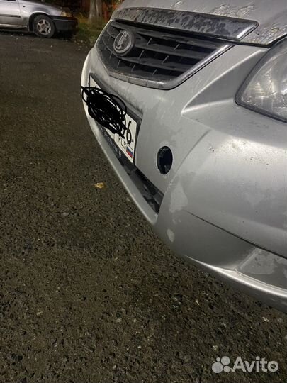 Передний бампер priora 2 снежная королева