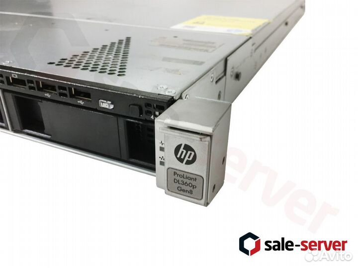 HP DL360p Gen8 4LFF + 2SFF 2x E5-2640 32GB 460W