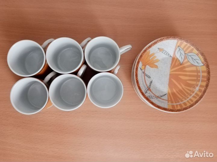 Новый набор для кофе 6 персон