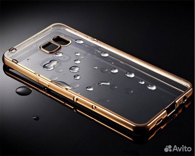 Чехол силиконовый с окантовкой