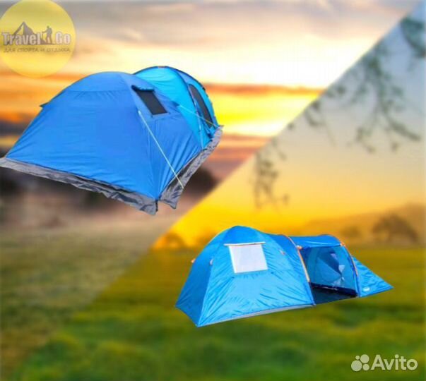 Палатка туристическая 4 местная