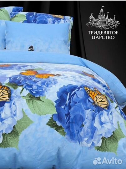 Постельное белье евро, бязь - хлопок