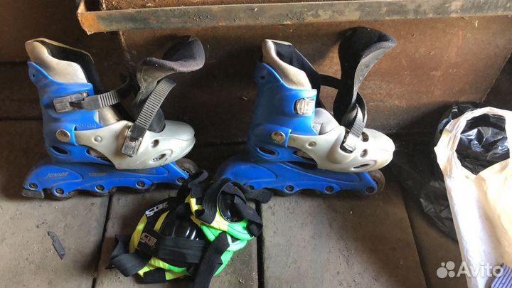 Велосипед бу 5скоростной, ролики детские с защитой