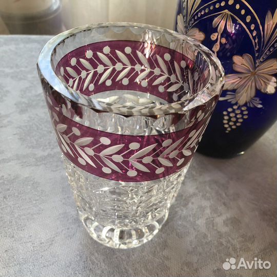 Ваза хрустальная СССР