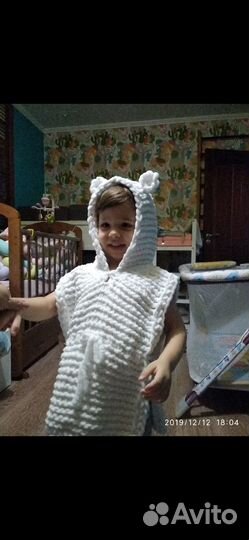 Плед, покрывало, пинетки, тапочки, пончо