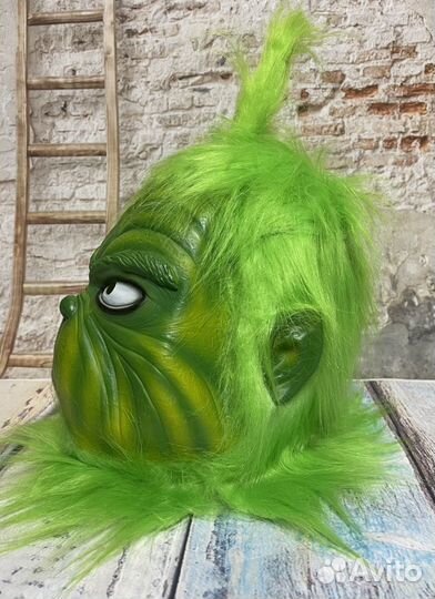 Гринч маска и перчатки
