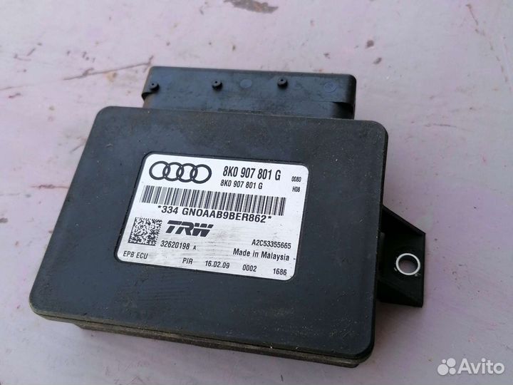 Блок управления парковочным тормозом ауди