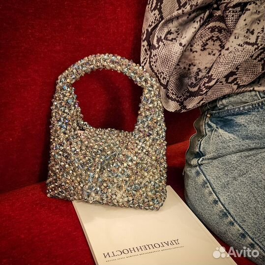 Сумка хрустальная