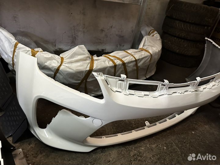 Передний бампер кия рио 4