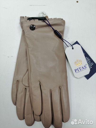 Перчатки кожаные женские размера от 7,7-5,8,8-5