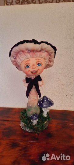 Интерьерный гриб ручной работы