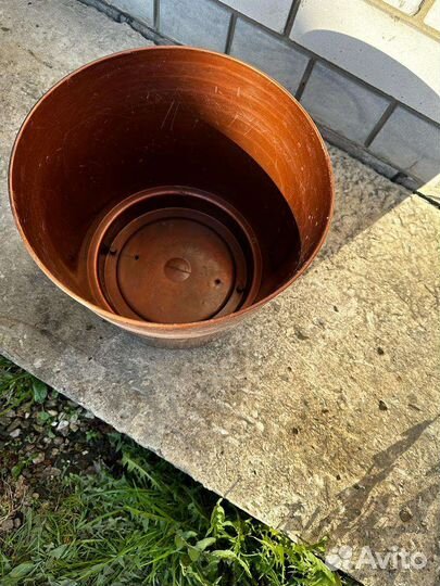 Цветочные горшки пластик